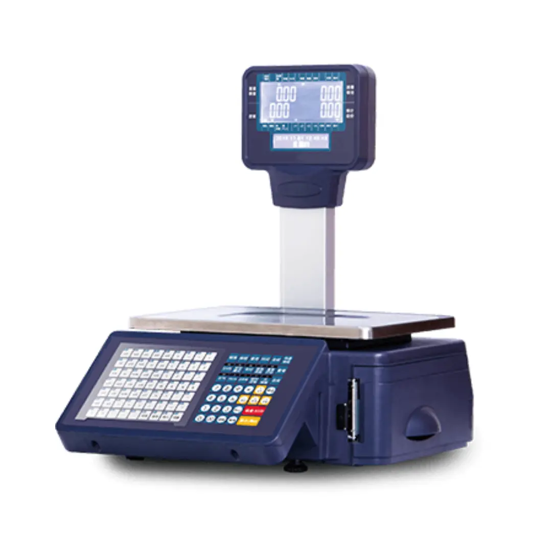 Label printing weighing scale