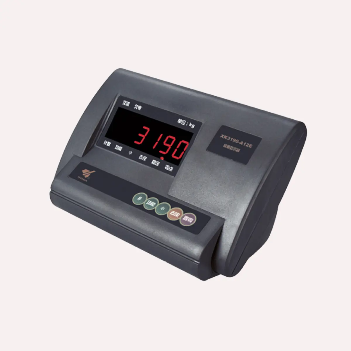 Picture of a simple weighing scale indicator